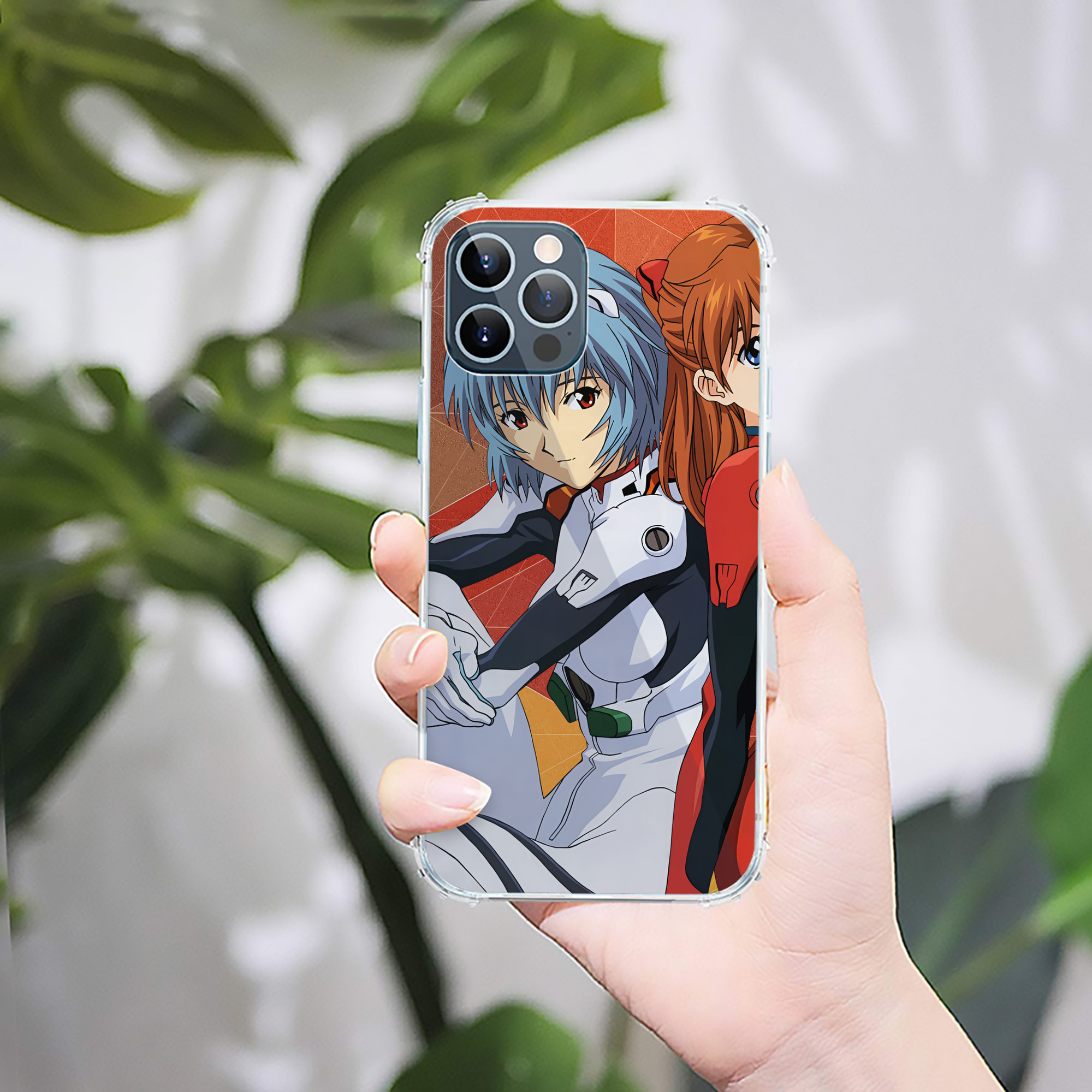 （画像用） EVA 新世紀エヴァンゲリオン 【iPhone 12シリーズ対応】透明スマホケース（クリアソフトケース）
